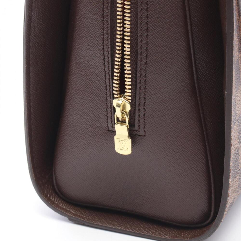 Louis Vuitton Triana Handbag, Coated Canvas and Leather, Damier Pattern, Wome... - Picture 6 of 10